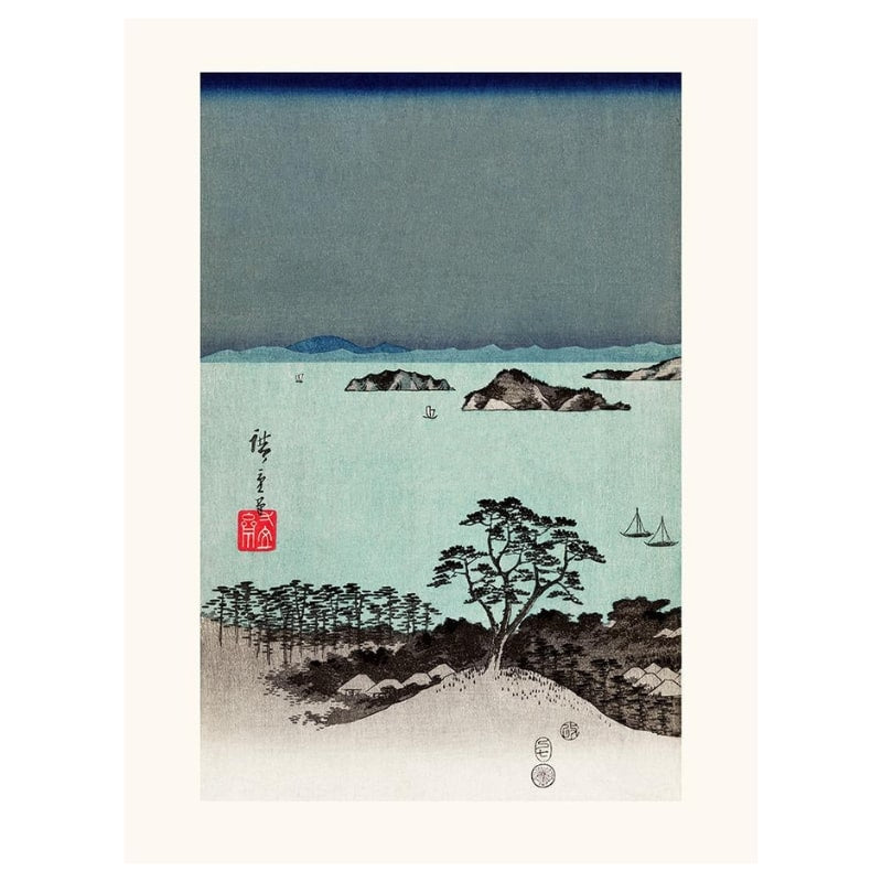 Japanese print Hiroshige Kanazawa N°1 - A3