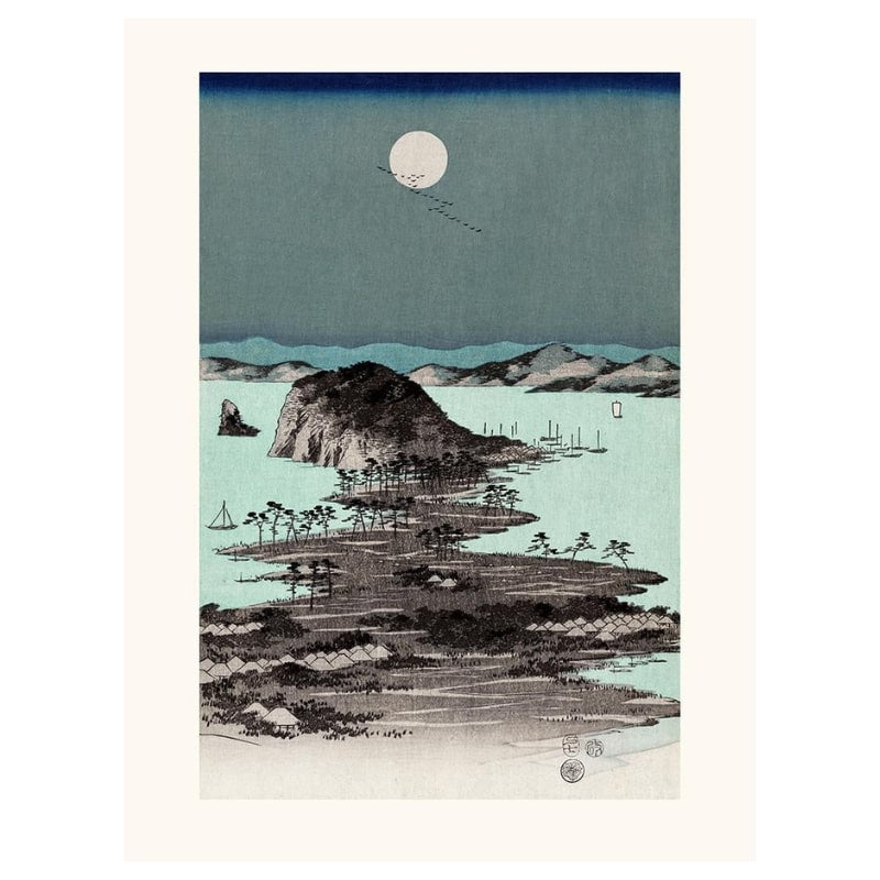 Japanese print Hiroshige Kanazawa N°2 - A3