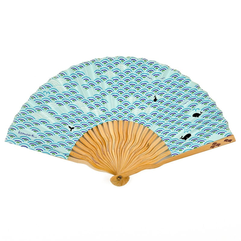 Japanese Seigaiha fan