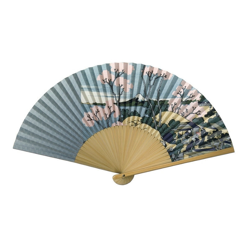 Japanese Ukiyo-e fan