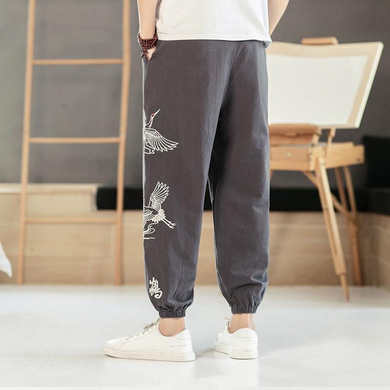 Japanese Baggy Pants - Crane