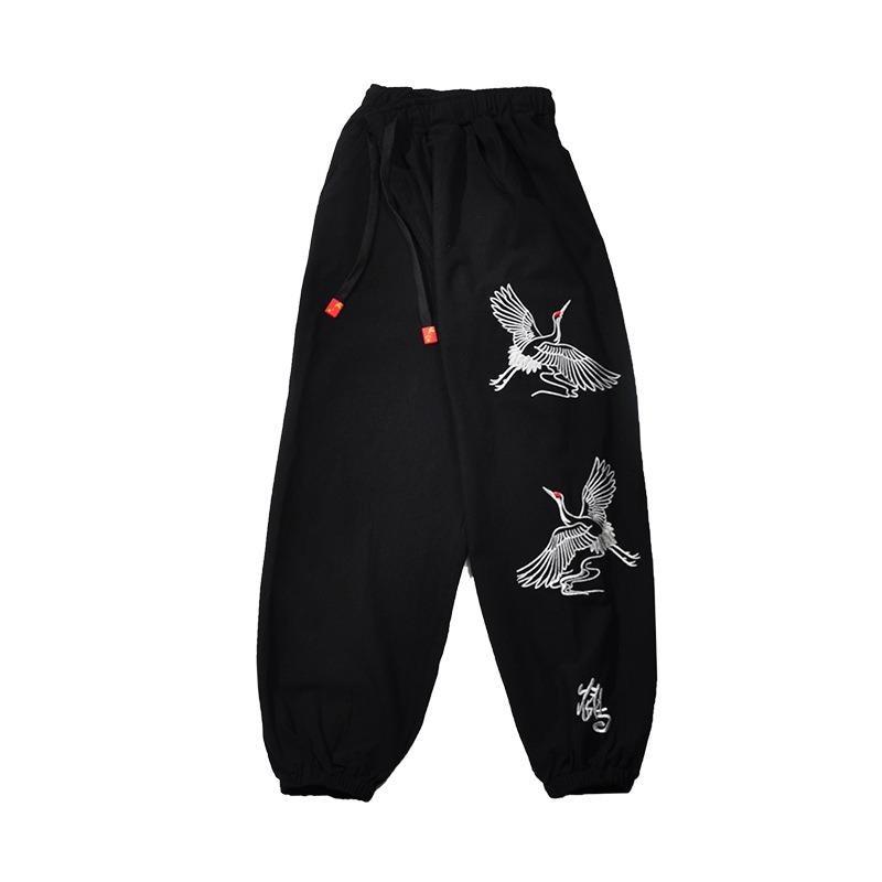 Japanese Baggy Pants - Crane