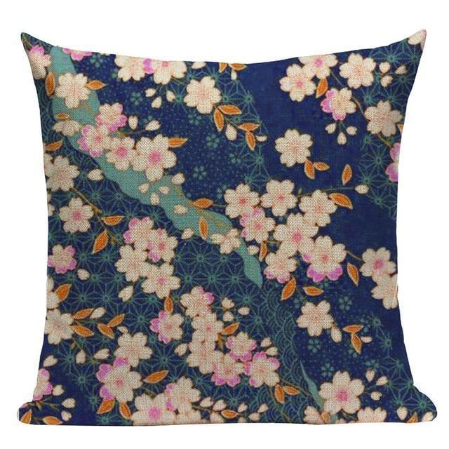 Japanese Cushion Cover - Cherry Blossom