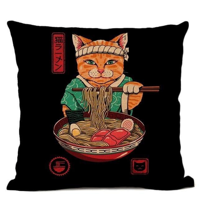 Japanese Cushion Cover - Master Ramen