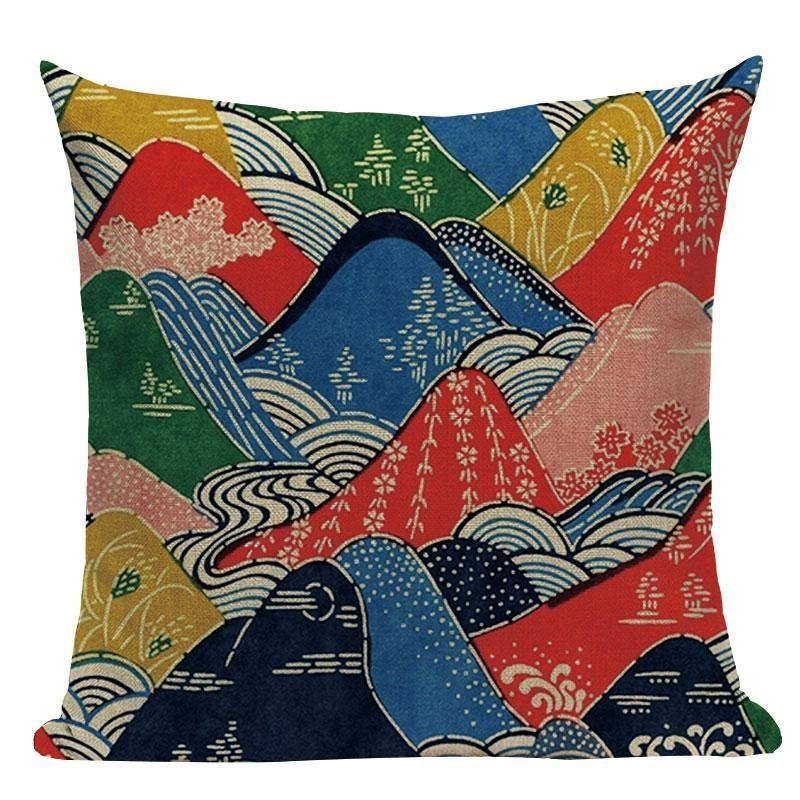 Japanese Cushion Cover - Yama