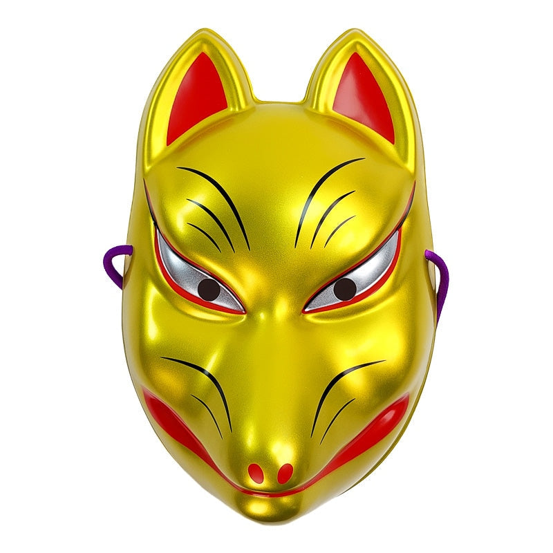 Japanese Fox Mask - Gold
