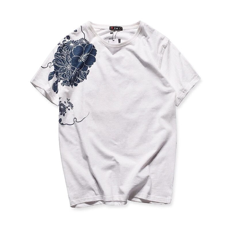Japanese Koi and Flower Tee