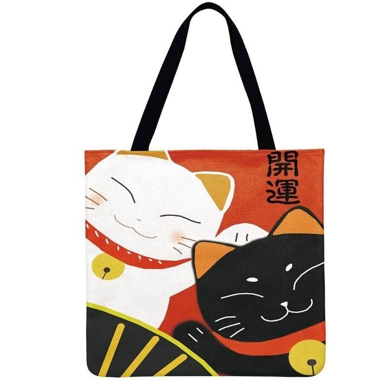 Japanese Lucky Tote Bag