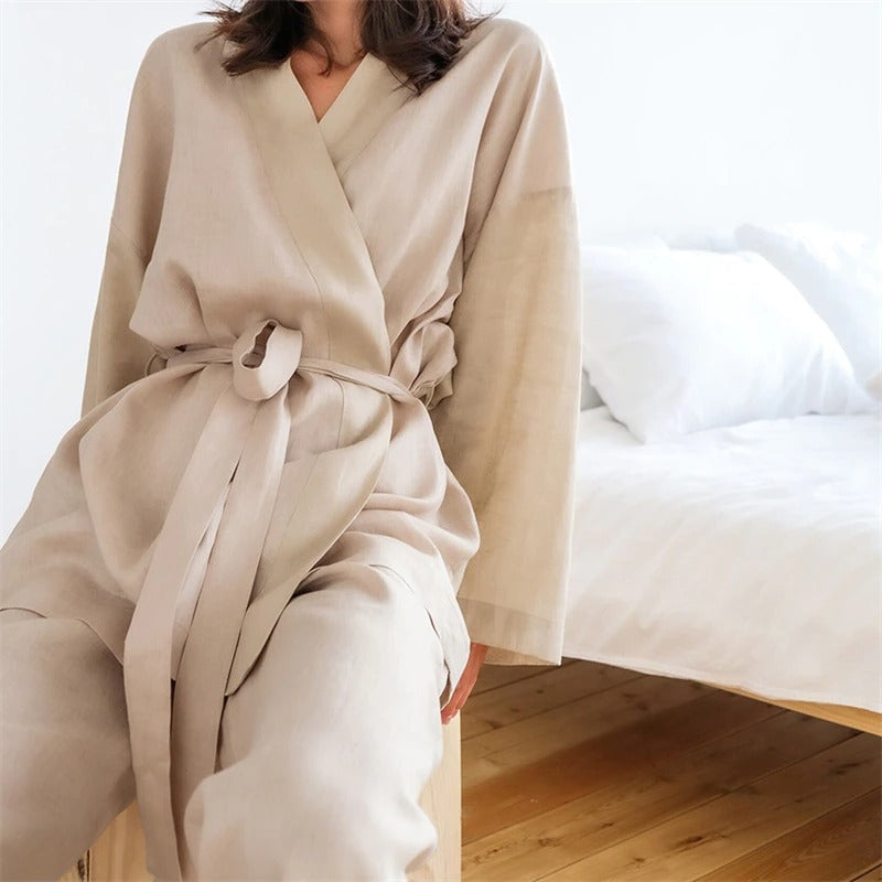 Japanese Pajamas Kimono Woman