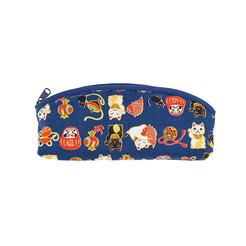 Japanese Pencil Case Blue