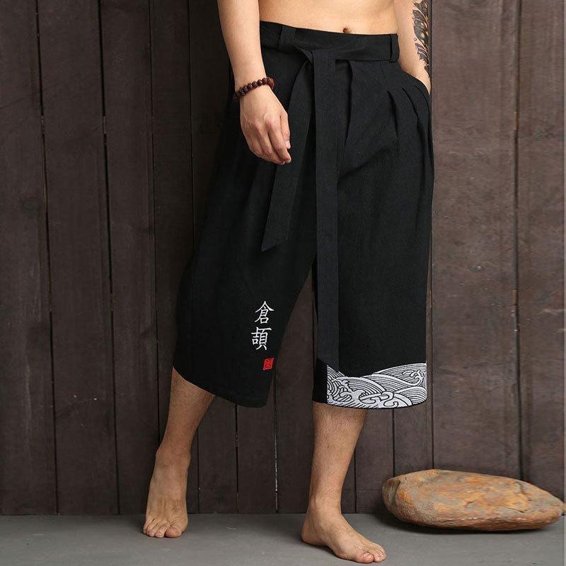 Japanese Short Pants Black / L