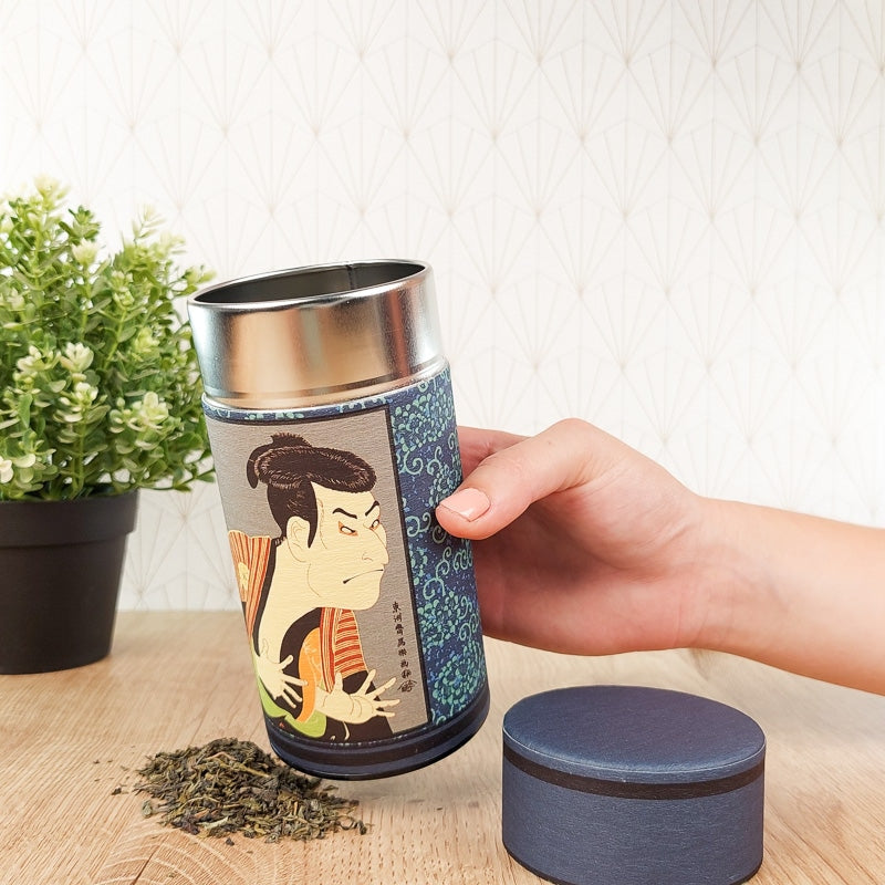 Japanese Tea Container - Ukiyo-e