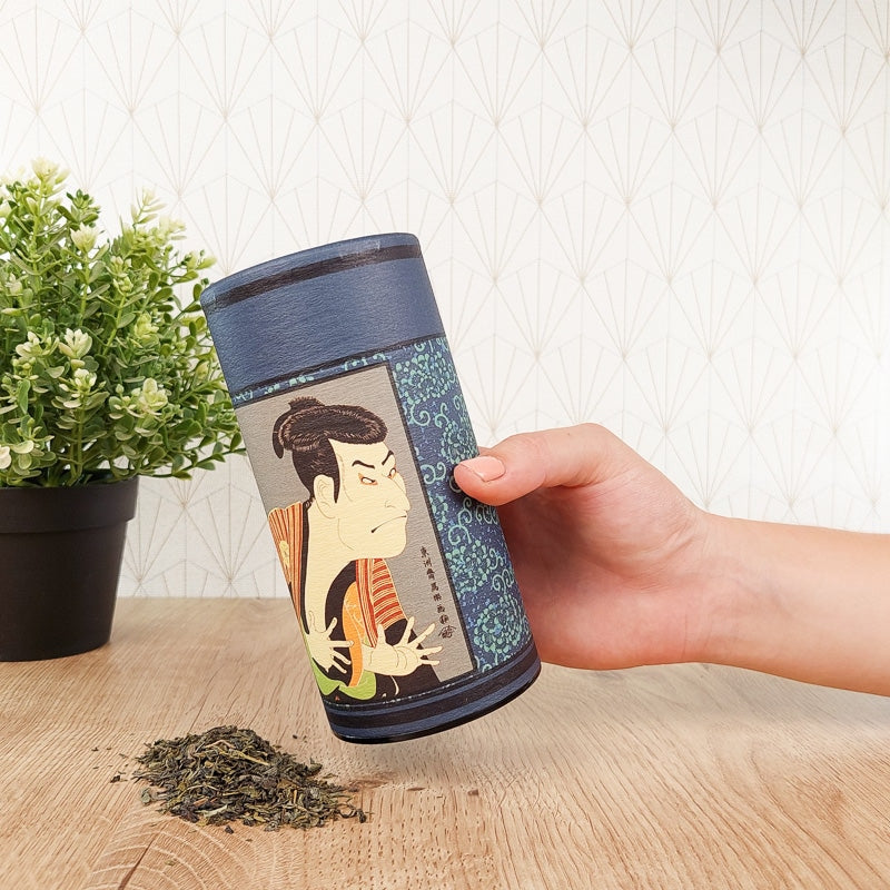Japanese Tea Container - Ukiyo-e