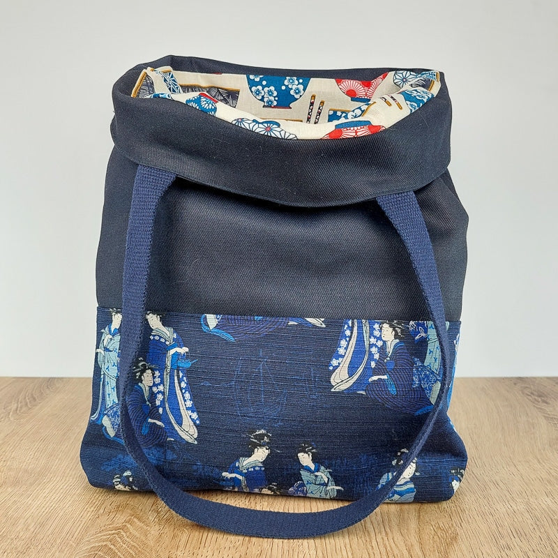 Japanese Tote Bag Geisha