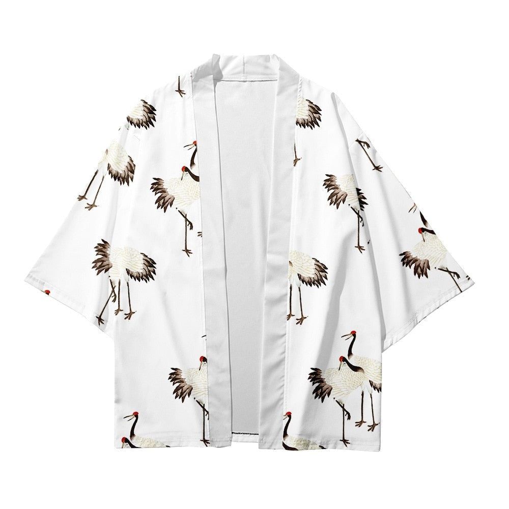 Kimono Jacket Crane Couples