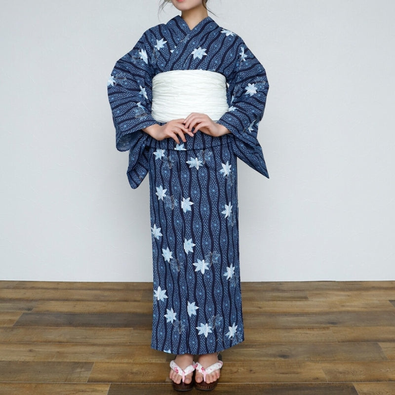 Blue Japanese Kimono - Women