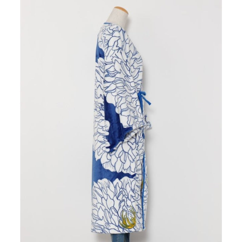 Peony Fleece Kimono