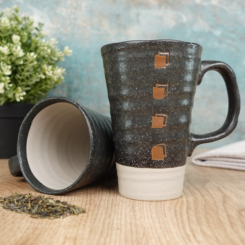 Large Japanese Mug - Black