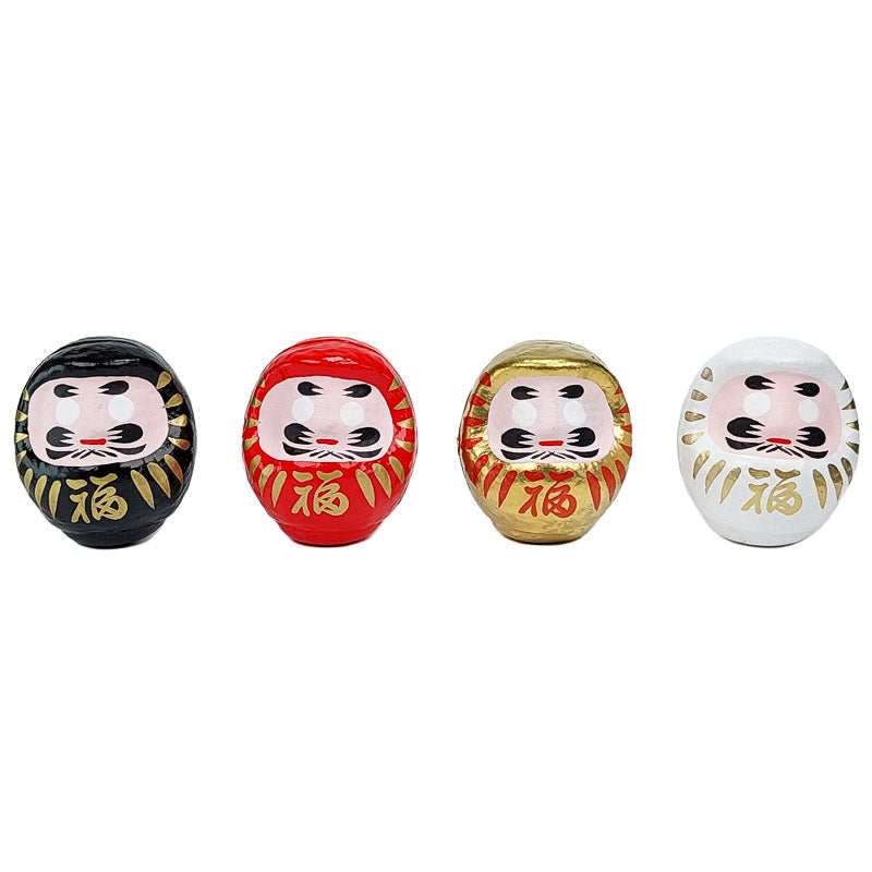 Set of 4 Japanese Daruma - 4,5 cm