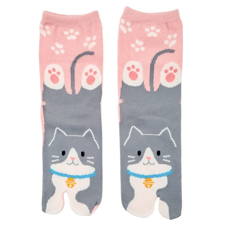 Pack Tabi Neko Socks - 6 Pairs - EU 36-40