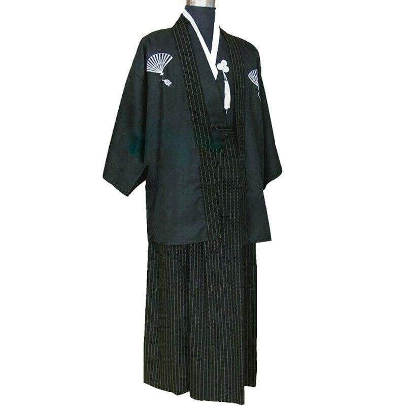 Men’s Japanese Black Kimono S