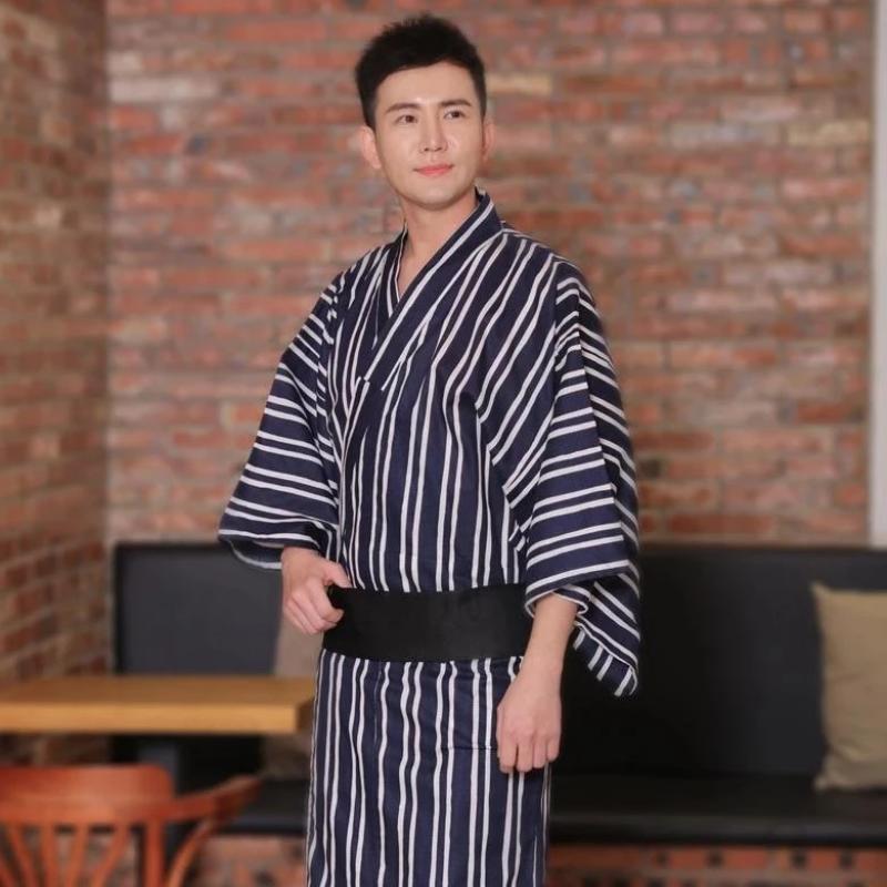 Men’s Japanese Striped Kimono