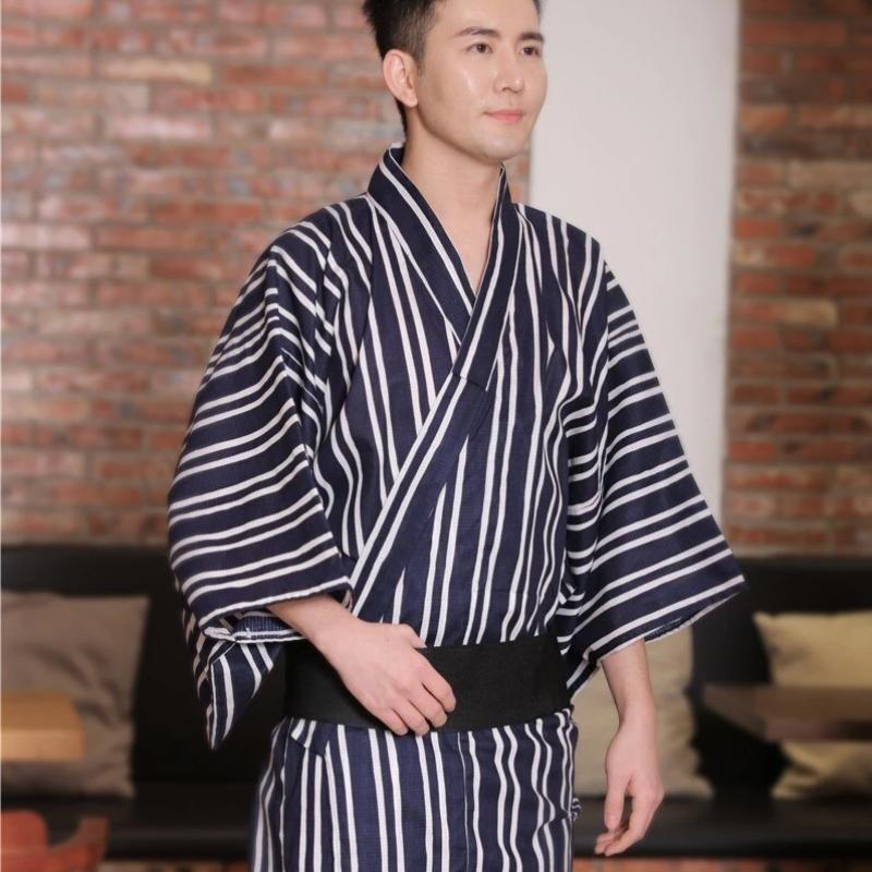 Men’s Japanese Striped Kimono