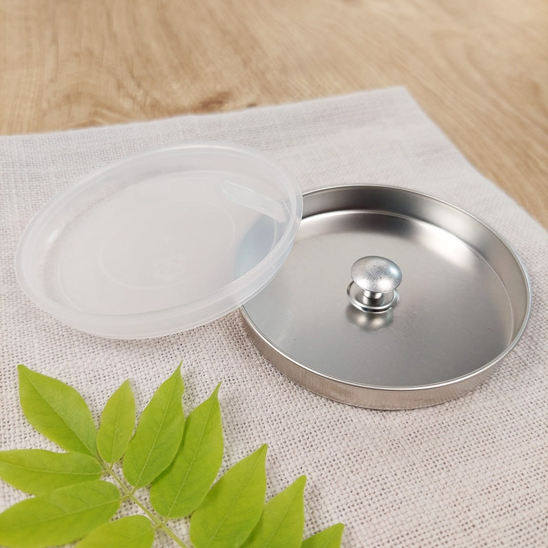 Metal Tea Box - White Daruma