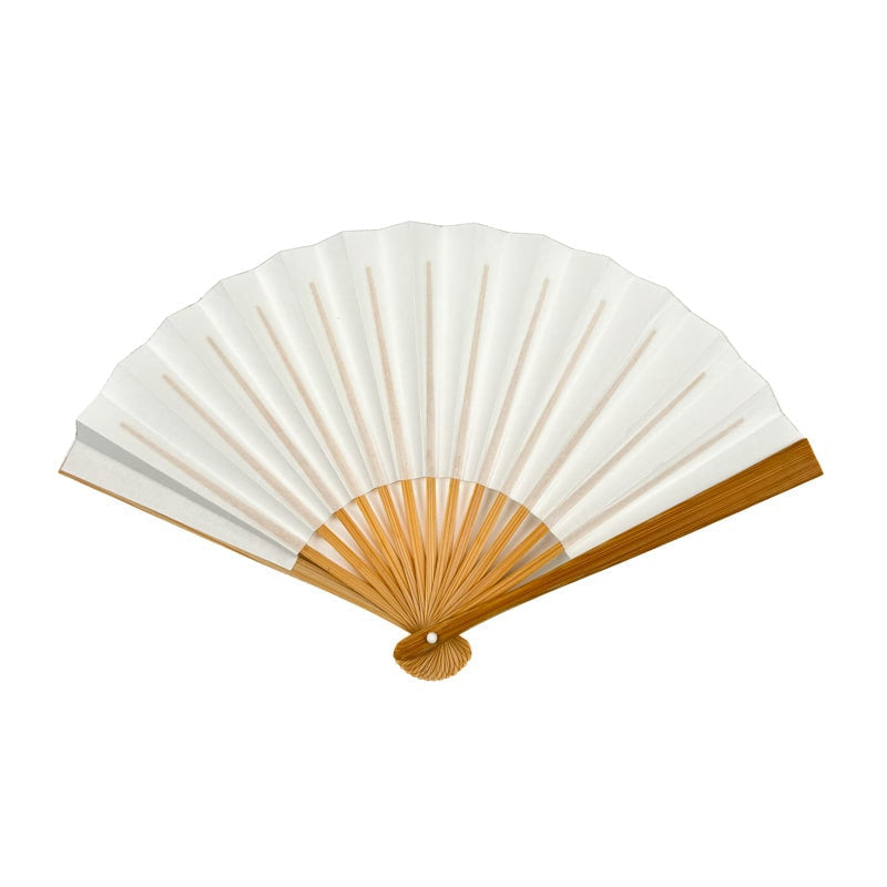 White Japanese Mini Fan