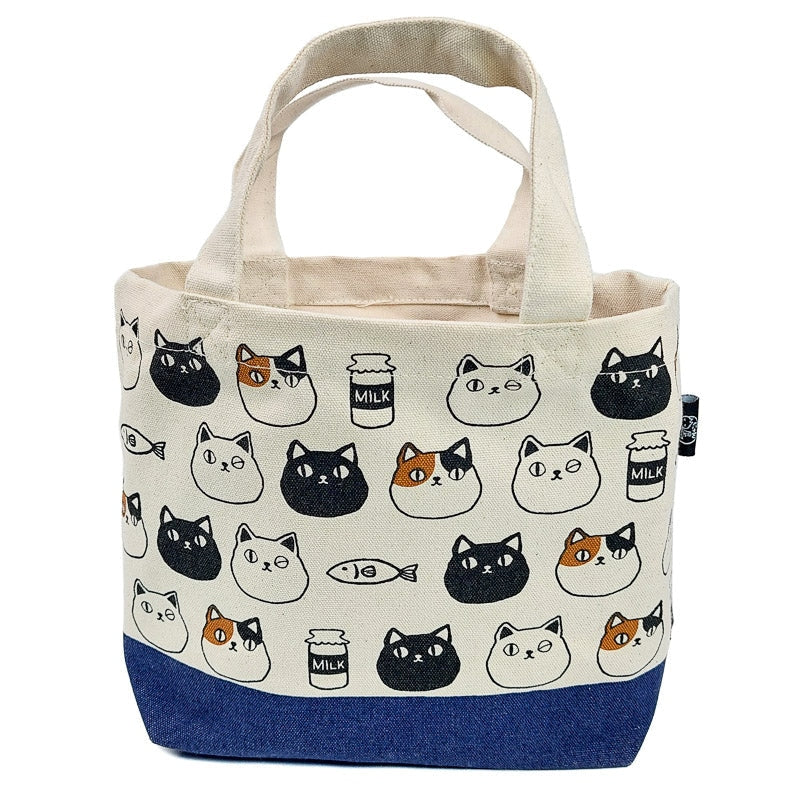 Mini Tote Bag - Japanese Cats | Japan Avenue