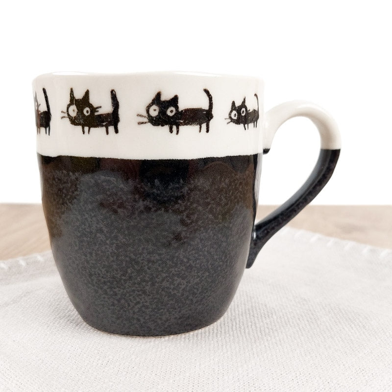 Japanese Mug Black Cat