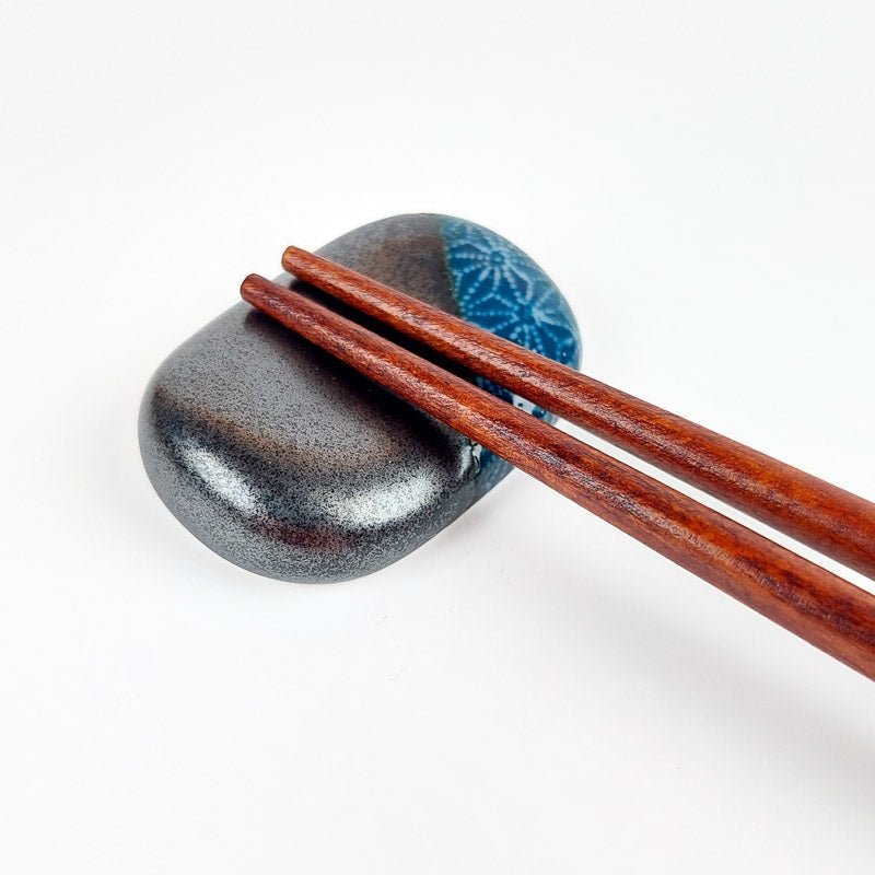 Ceramic Chopsticks Holder Blue