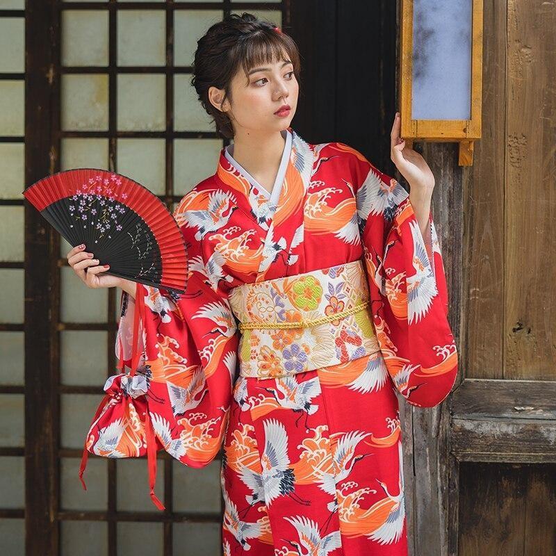 Red Kimono Robe For Women S