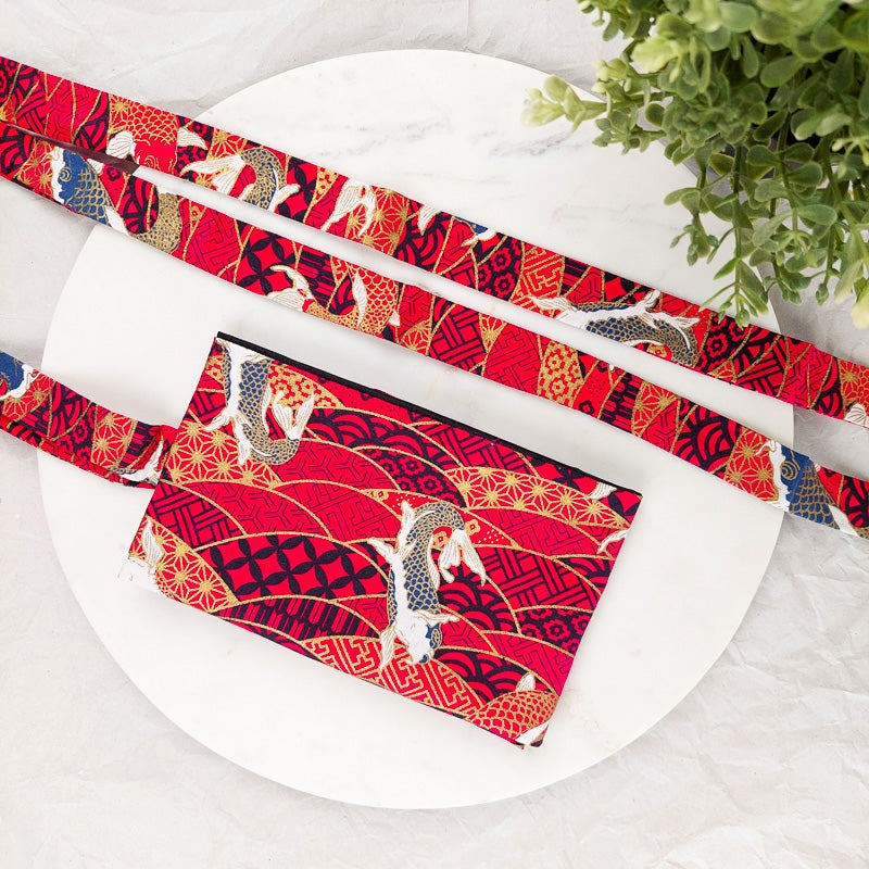 Red Obi Belt Koï Fish