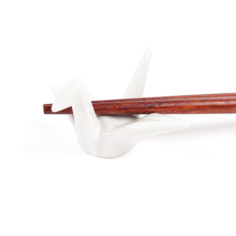 Chopsticks Rest White Origami