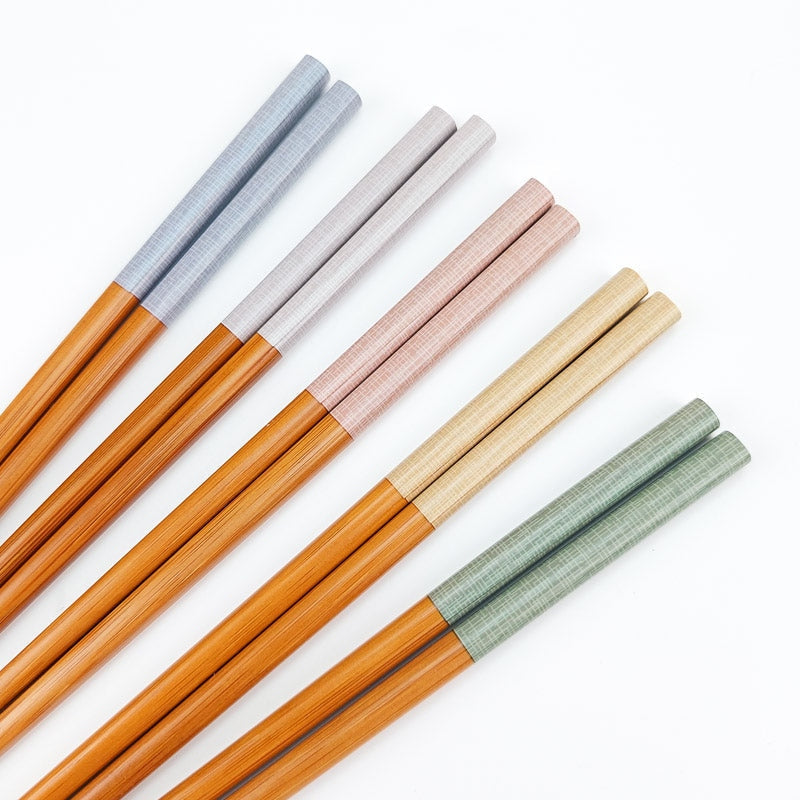 Set of 5 Pairs of Bamboo Chopsticks
