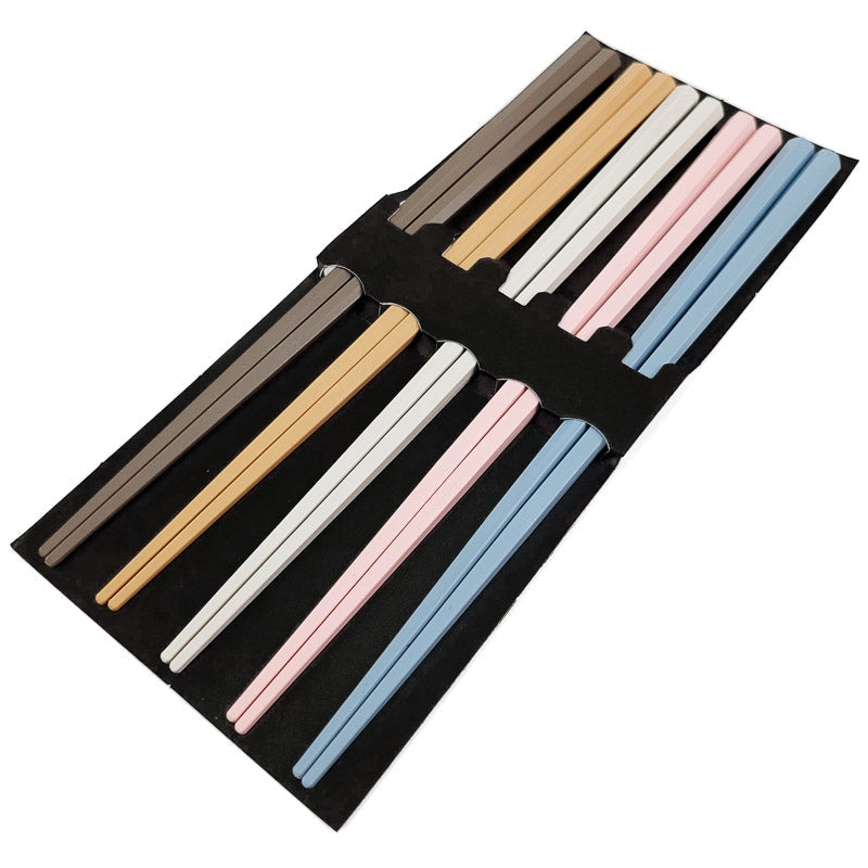 Set of 5 Pairs of Pastel Chopsticks