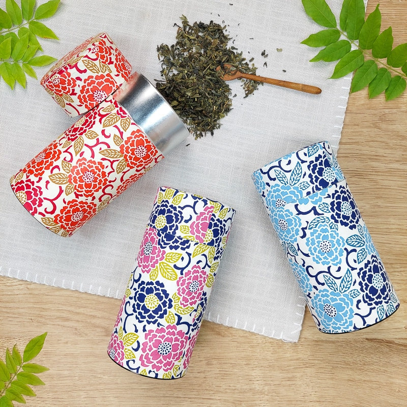 Set of 3 Washi Tea Canisters