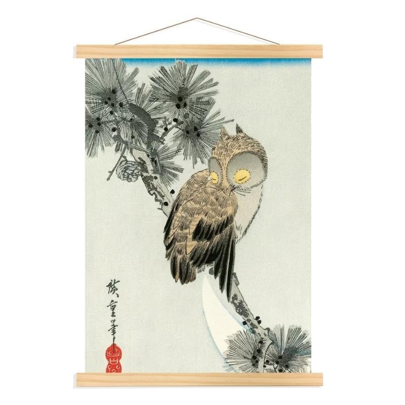 Japanese Owl Artwork