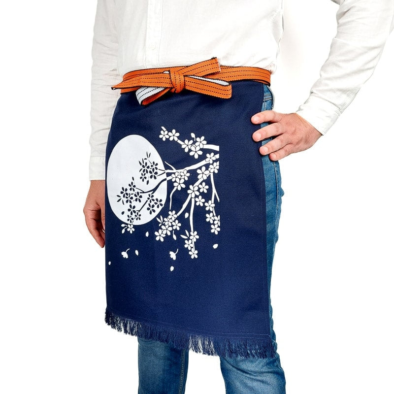 Maekake Japanese Apron - Sakura