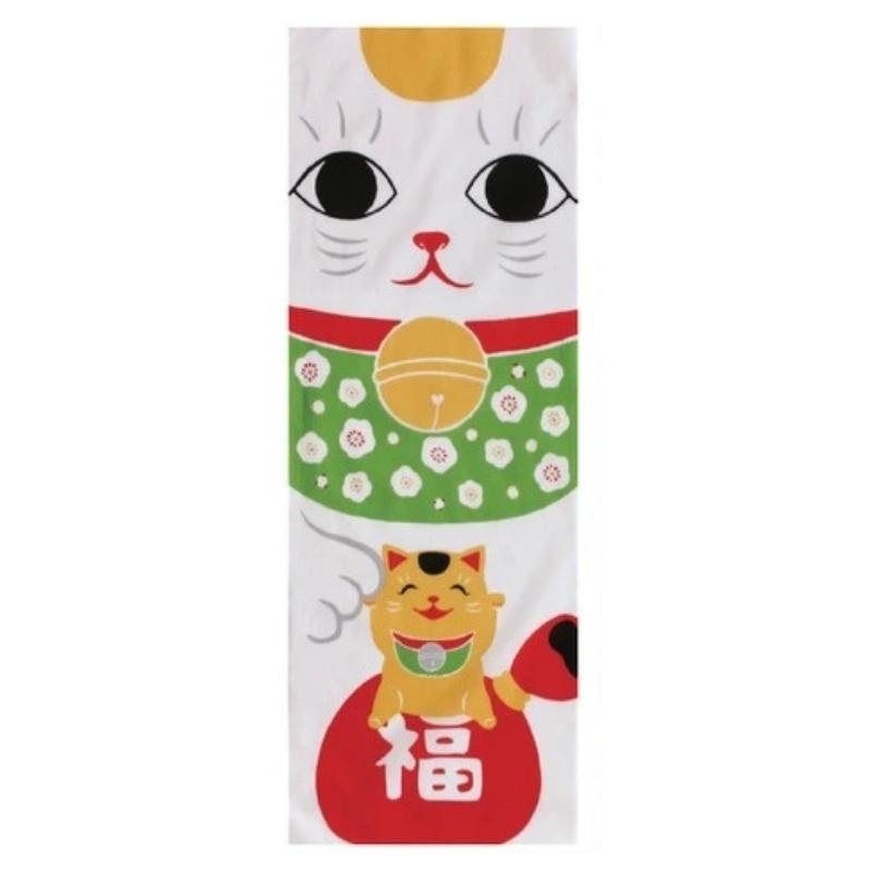 Japanese Cloth Tenugui - Maneki Neko