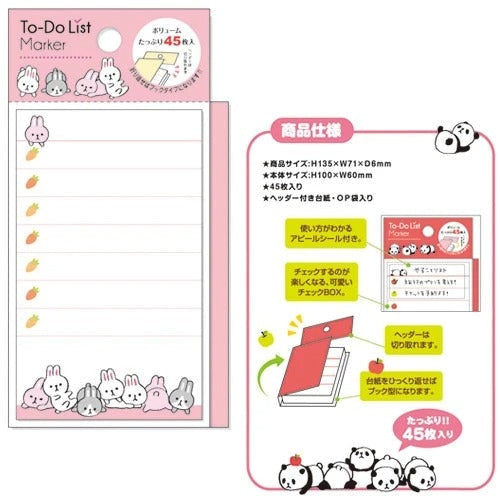 To Do List Kawaii Rabbit