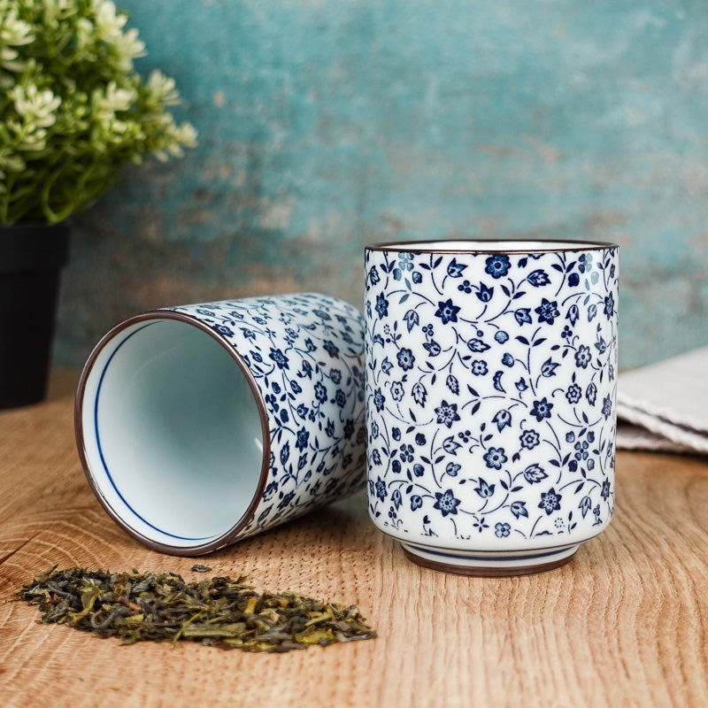 Traditional Japanese Tea Cup - Yunomi Shokubutsu