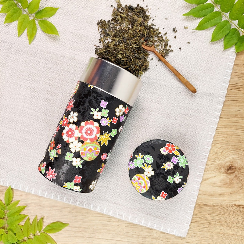 Washi Paper Tea Box - Black