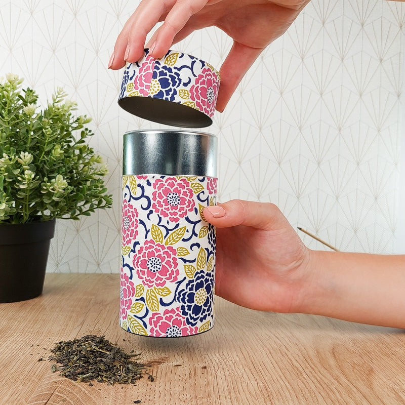 Washi Paper Tea Box - Purple
