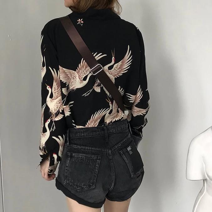 Women’s Japanese Crane Shirt