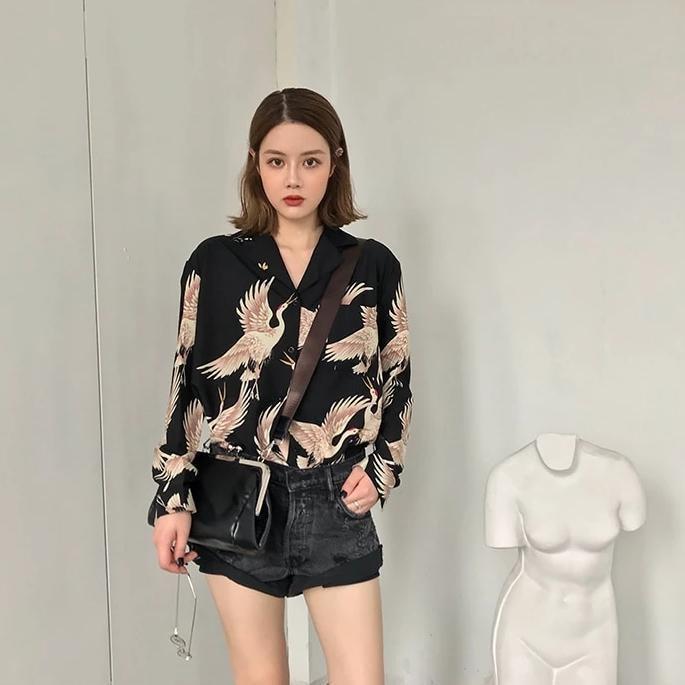Women’s Japanese Crane Shirt