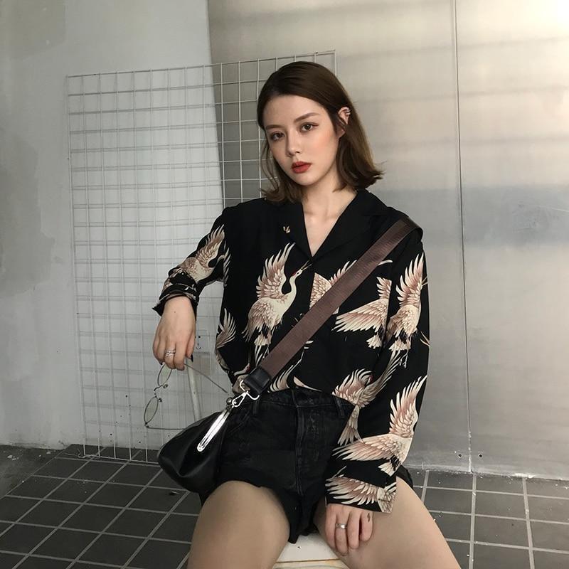Women’s Japanese Crane Shirt