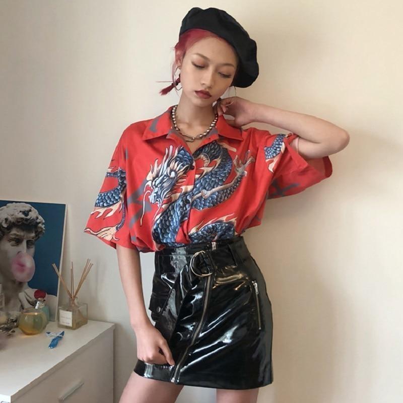 Women’s Japanese Dragon Shirt - Tatsu
