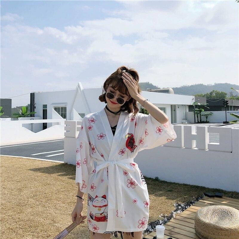 Womens Kimono Style Cardigan - Lucky Charm
